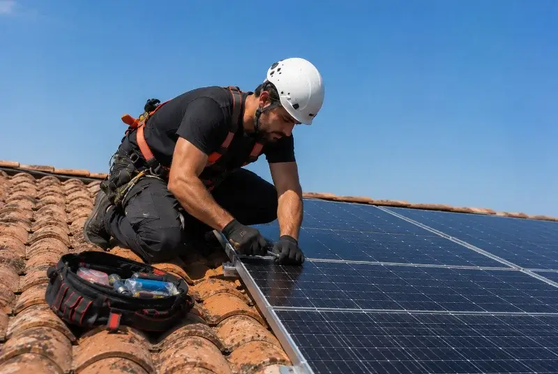 Maintenance et monitoring de panneaux solaires à Langon